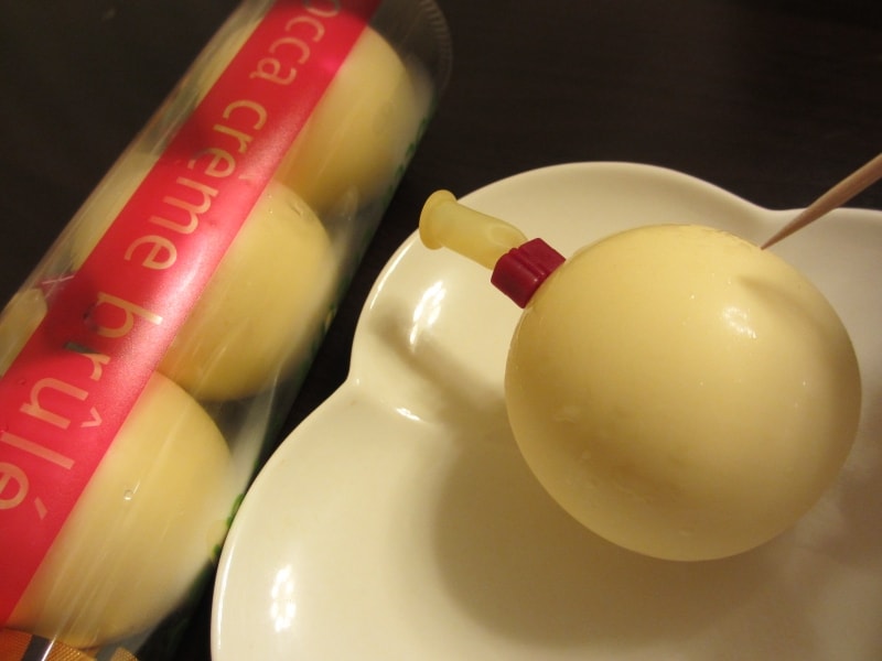 プリンの食べ方