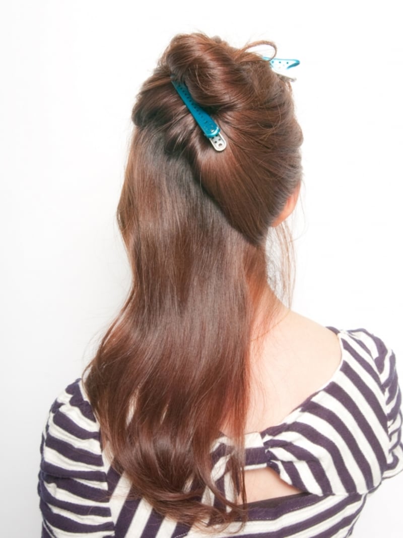 簡単にはさめるクリップを使って