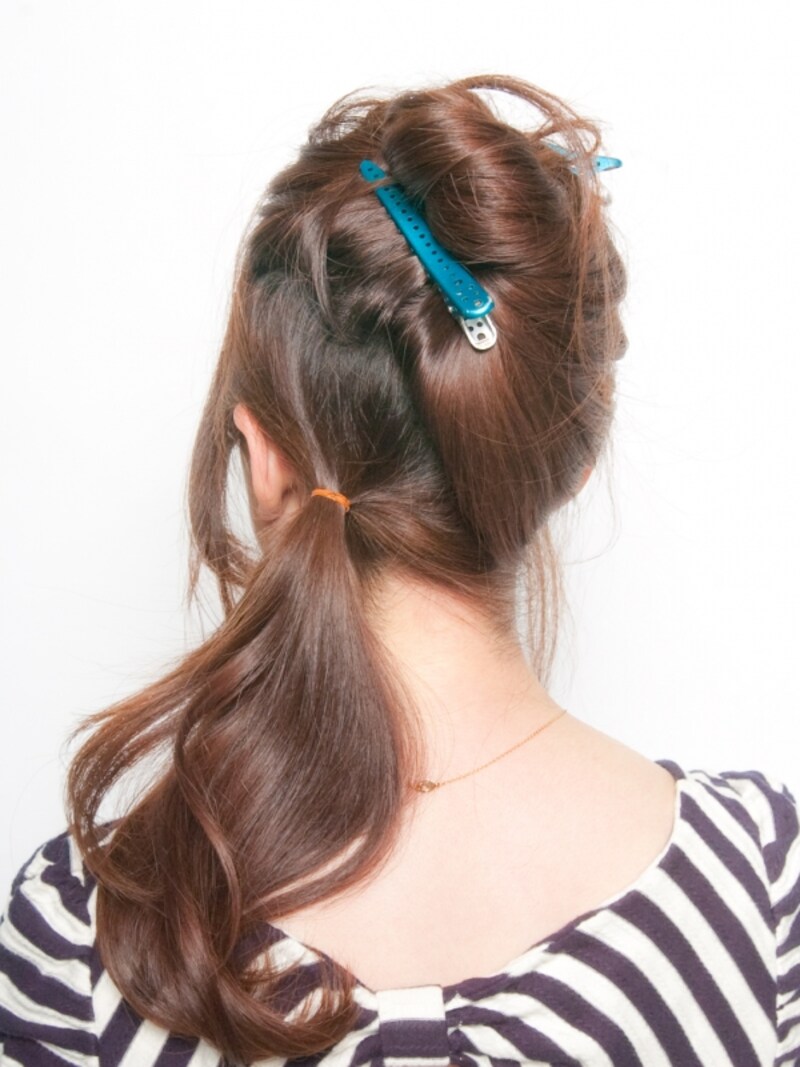 シリコンゴムで結ぶと目立ちにくい