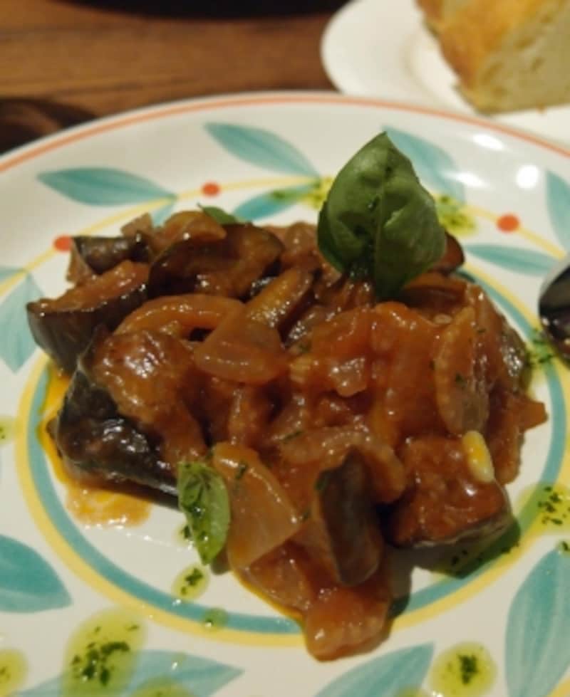 茄子のカポナータ