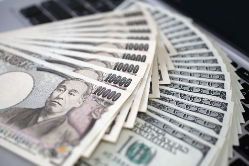 米ドルと日本円