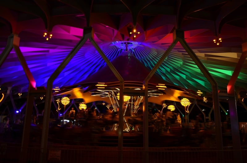 西武園ゆうえんちのメリーゴーランド