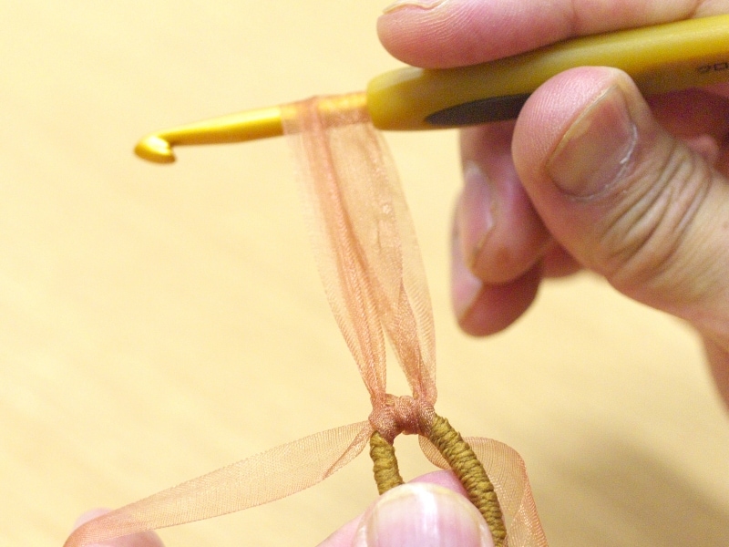 約5cm伸ばしたところ