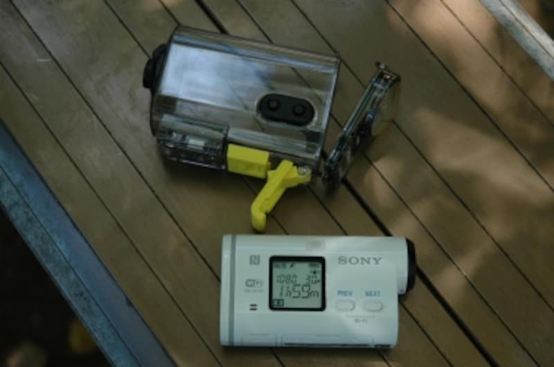 ウオータープルーフが付属する