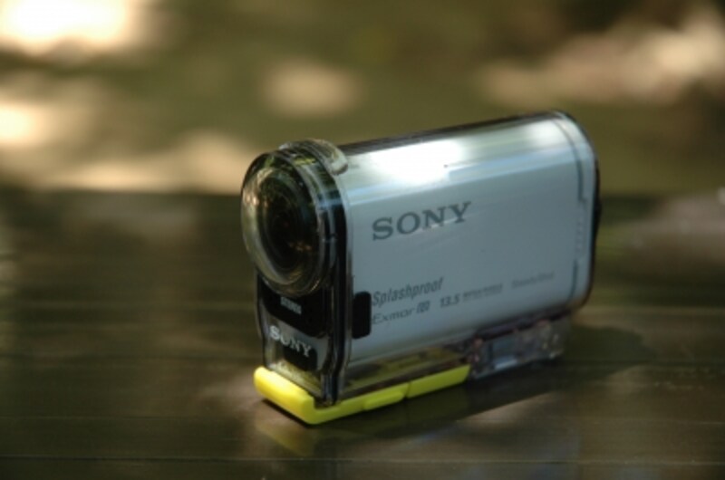 ウオータープルーフを装着したところ