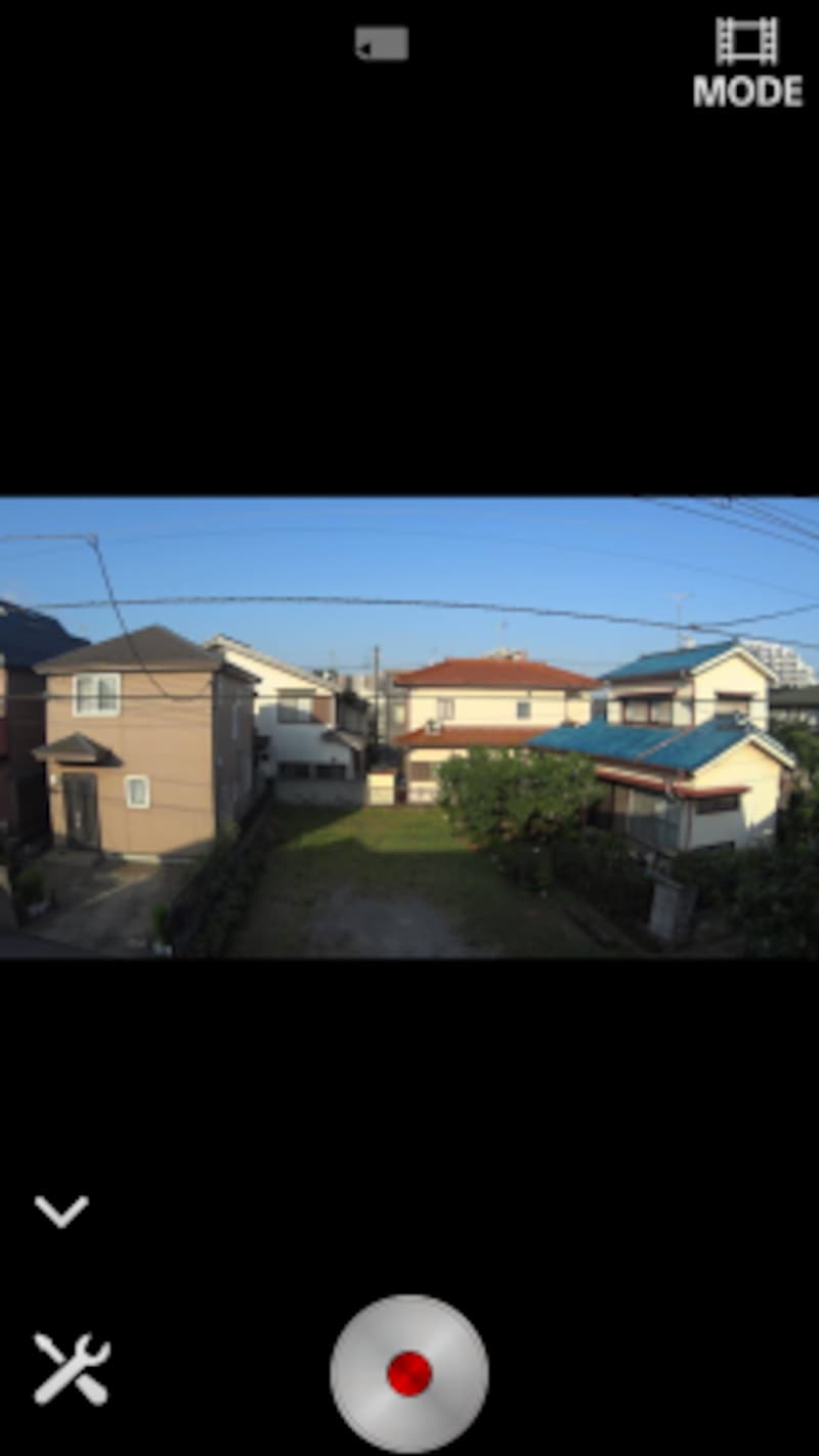 iPhone用のモバイルアプリでモニタリング＆撮影ができる