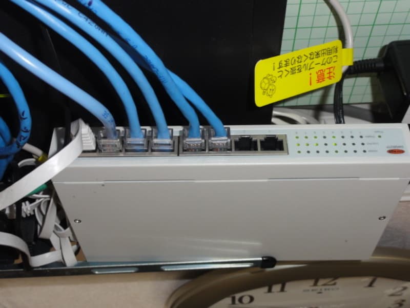 LANのハブのつなぎ方