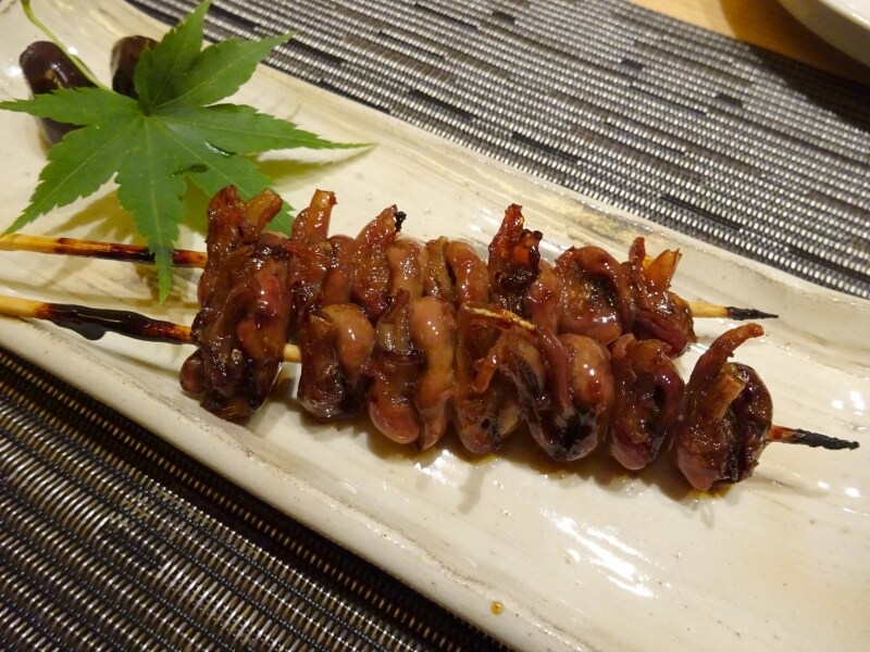 炭火鰻肝焼き(720円)