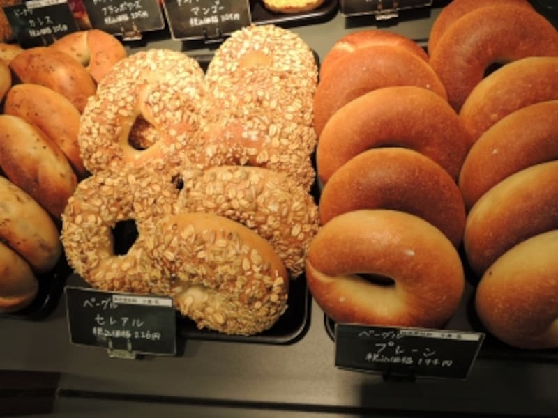 ル・プチメックならではのベーグル