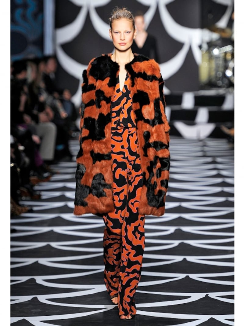 DIANE von FURSTENBERG 2014-15秋冬NYコレクション