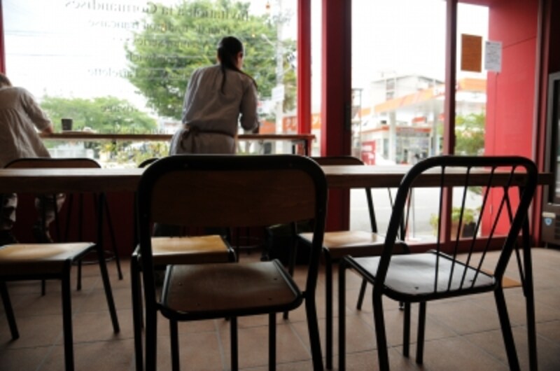 ゆったりとした空気が流れる