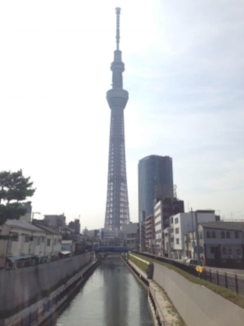 十間橋からの東京スカイツリー