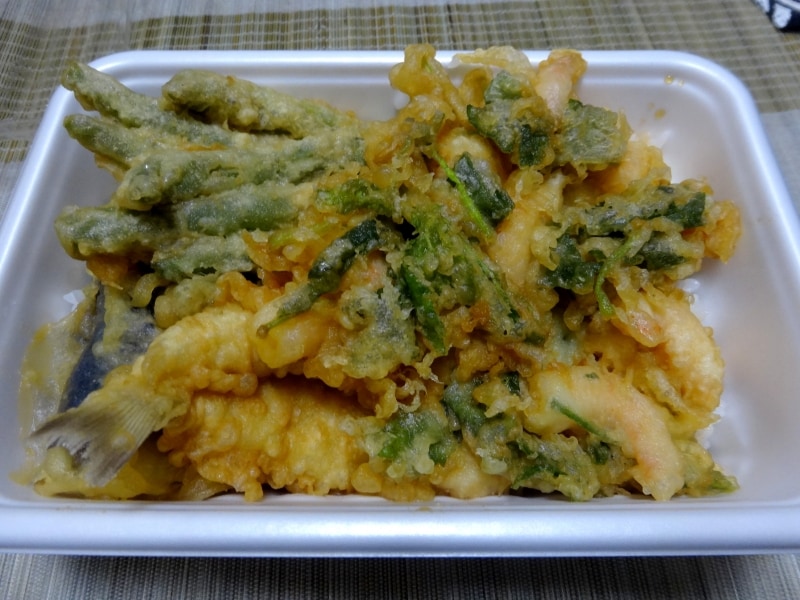 ちょっと天ぷらが多かったか