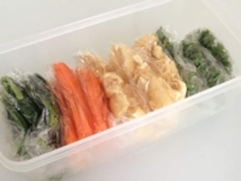 朝家事、時短のための味噌汁パック