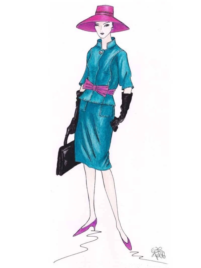 ジジ・ルパージュ氏が描いたデザイン画