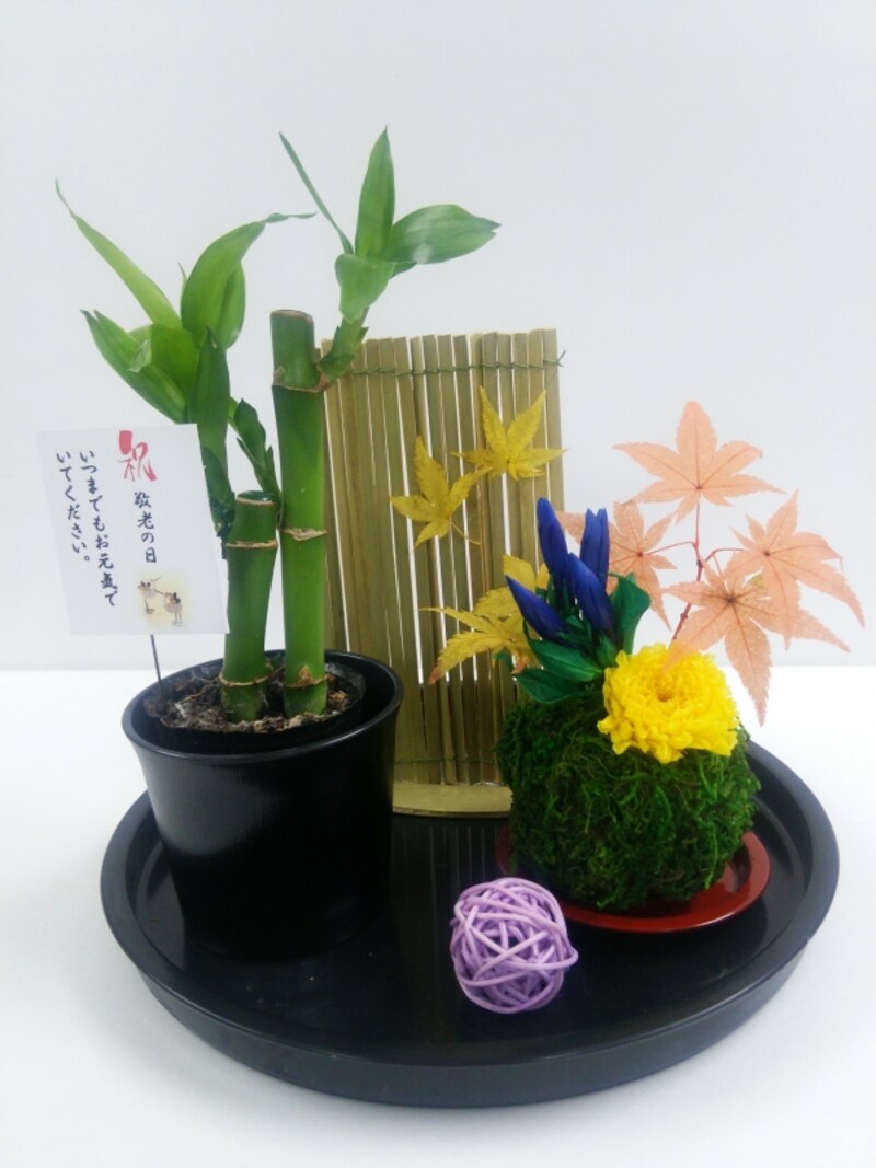 もみじのプリザアレンジメント