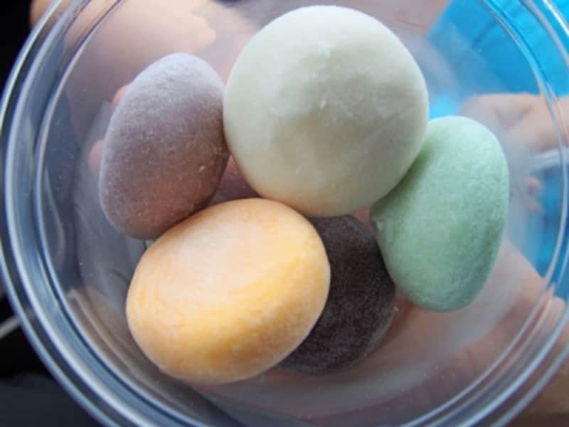 南国フルーツのフレーバーはもちろん、抹茶や小豆、さくら餅といった和のフレーバーも美味しいモチアイスクリーム