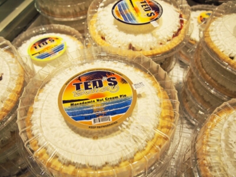 テッズパイはこのラベルを目印に