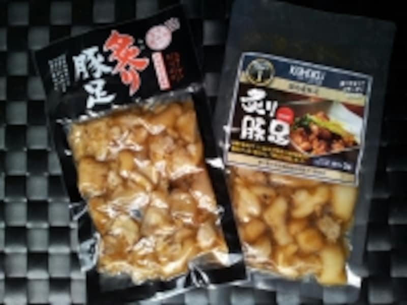 「炙り豚足120g(骨抜き)日向夏ポン酢味」(410円)は京北スーパー全店、および北野エースの一部店舗(LAZONA川崎店他)で販売。