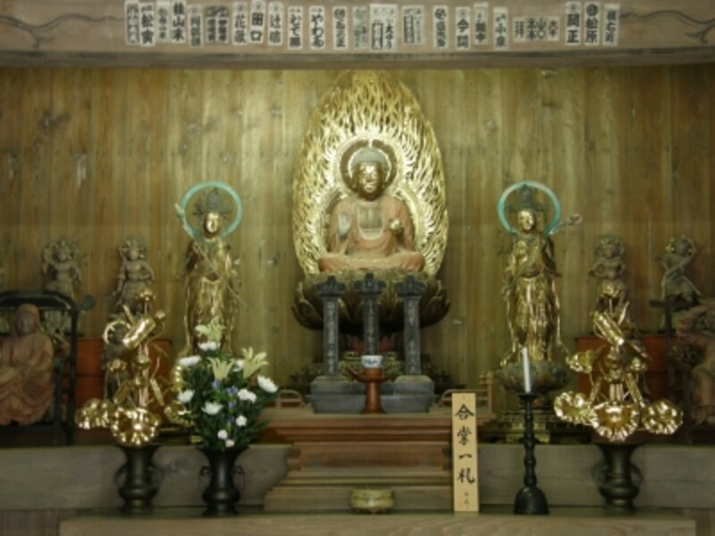 海蔵寺薬師三尊像