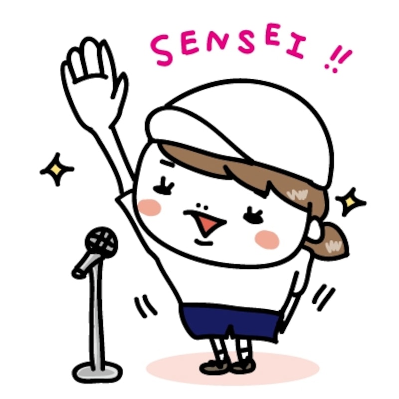 女の子　運動会　イラスト　カラー　かわいい