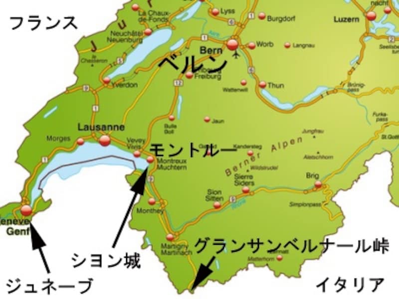 スイス地図