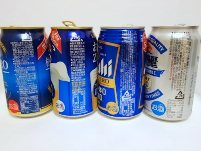 各社ビールの原材料等