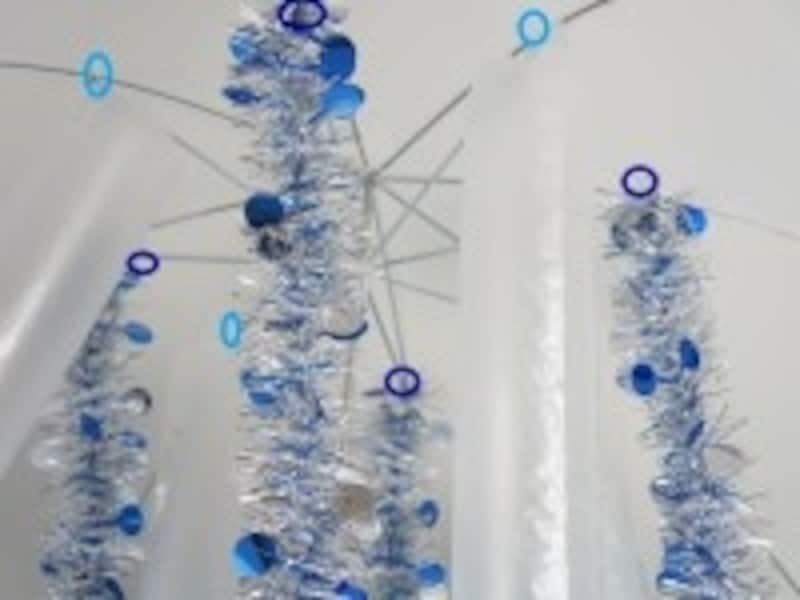 デコレーショングッズを留める