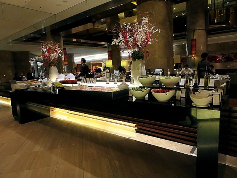マーブルラウンジ ブッフェ台