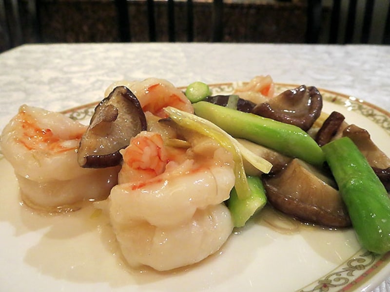 車海老と野菜の炒め