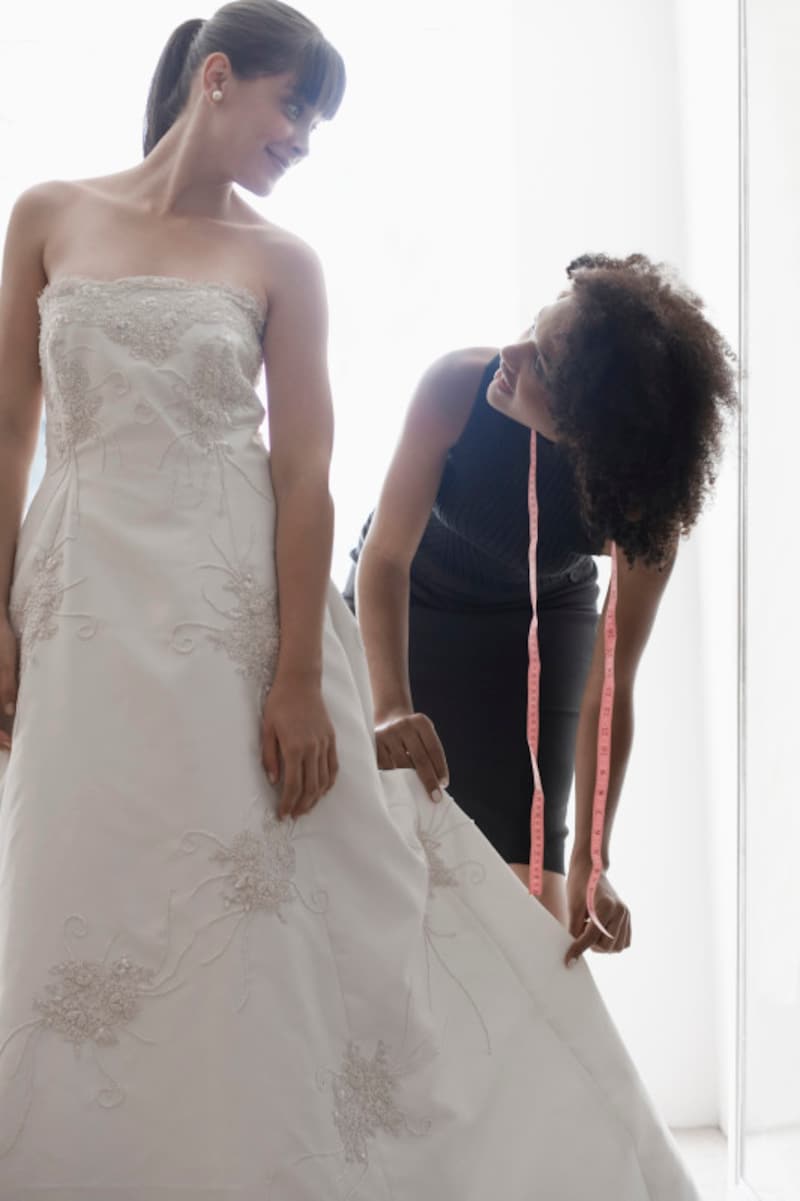 ドレスフィッテング,ドレス試着