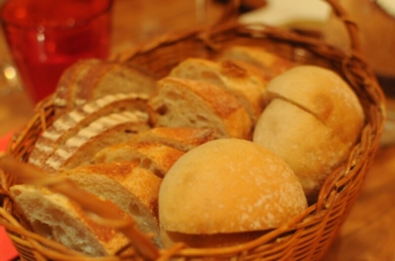 パンの盛り合わせ