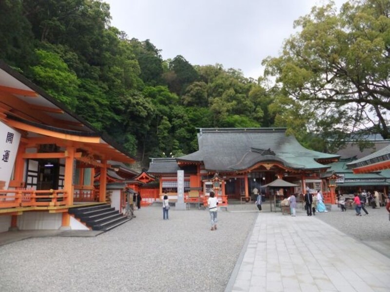熊野那智大社(3)/朱塗りの本殿と境内
