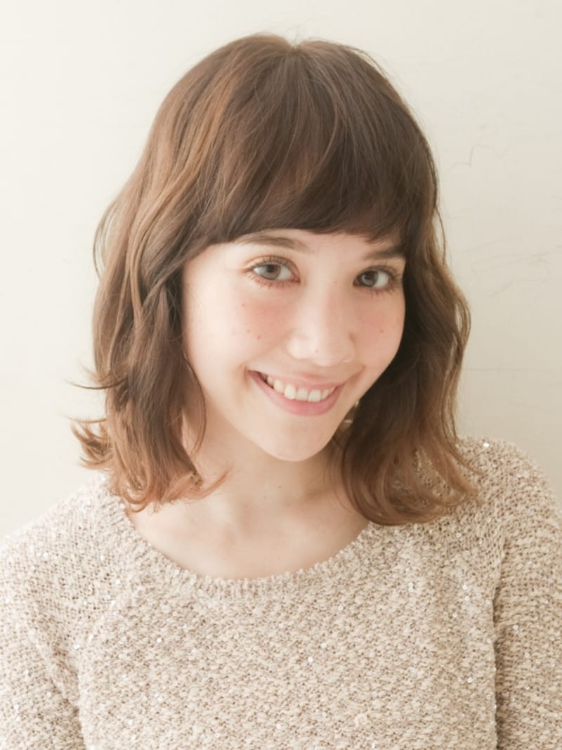 ミディアムウェーブスタイル