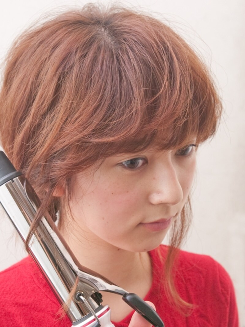 リバース方向に巻く