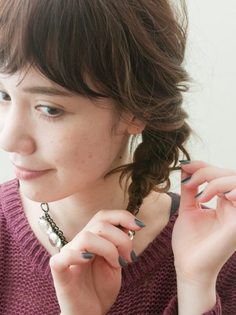 指の先で少しづつ