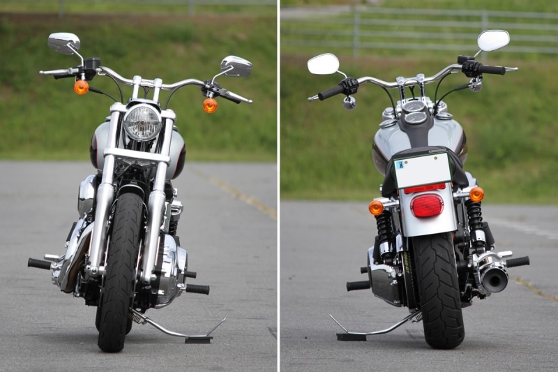 FXDL ローライダー フロントビュー / リアビュー