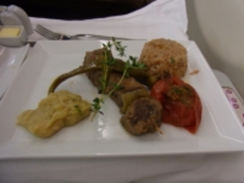 トルコ航空機内食