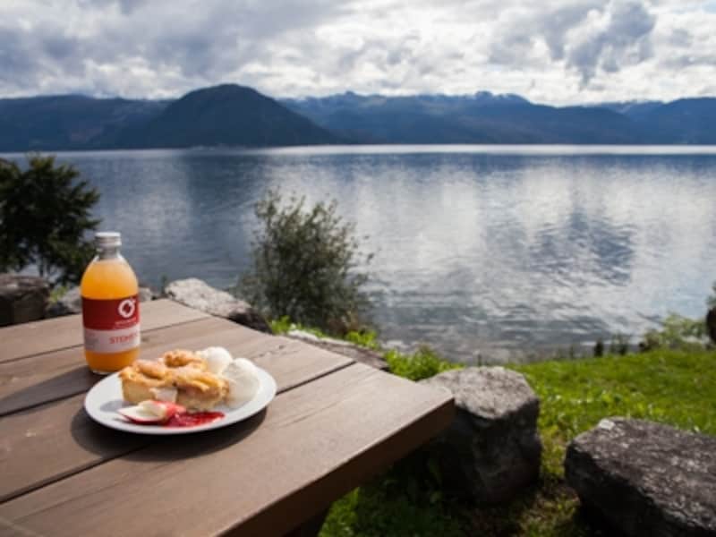 ハダンゲルフィヨルドのリンゴケーキ