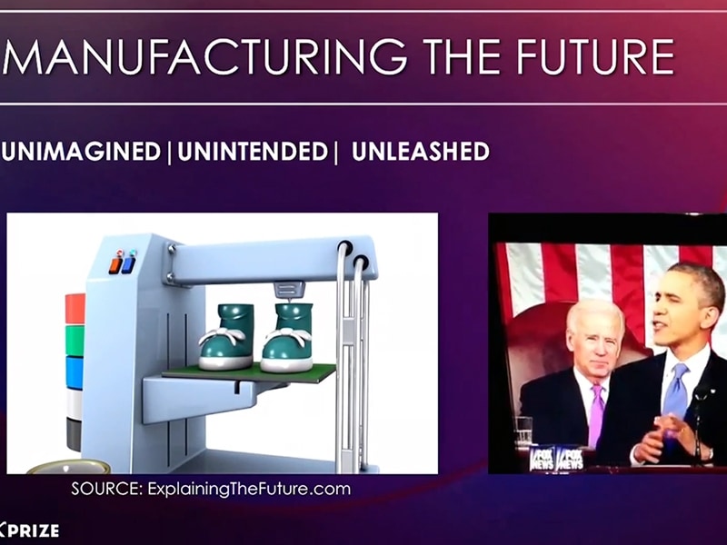 3Dデザインに言及するオバマ大統領の画像（引用：cubifyのHP）undefinedundefined●クリックすると拡大します。