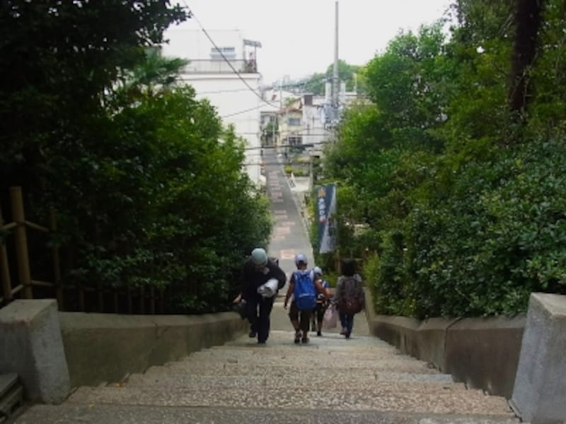 安居神社の階段