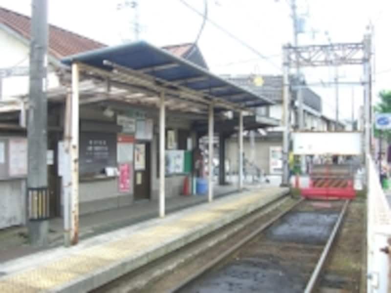 阪堺線終着駅の「浜寺駅前」駅。駅名に“駅前”って・・・・・・
