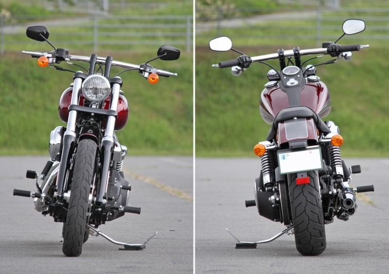 FXDBB ストリートボブ リミテッド / フロントビュー & リアビュー