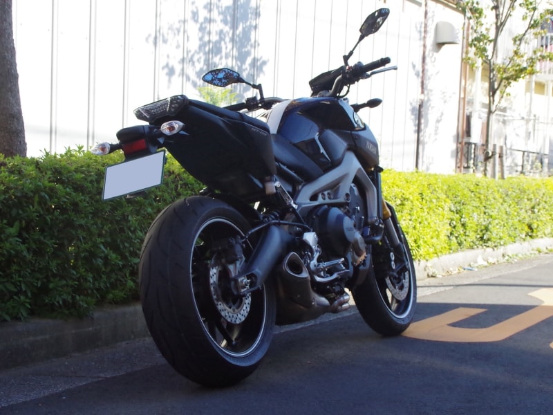 MT-09リアビュー