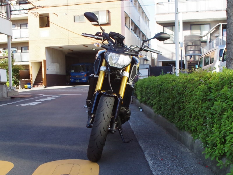 MT-09フロントビュー