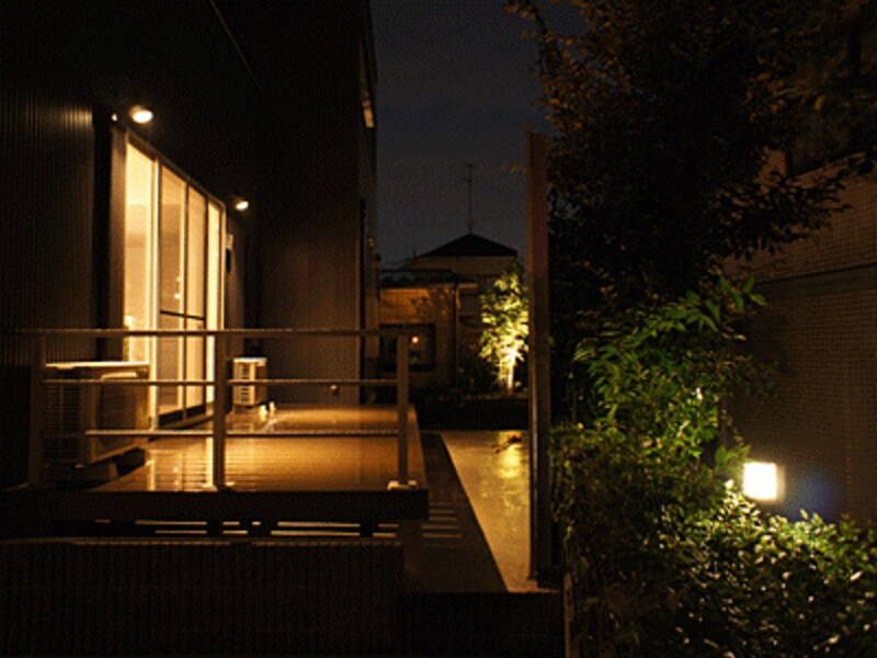 テラスの照明