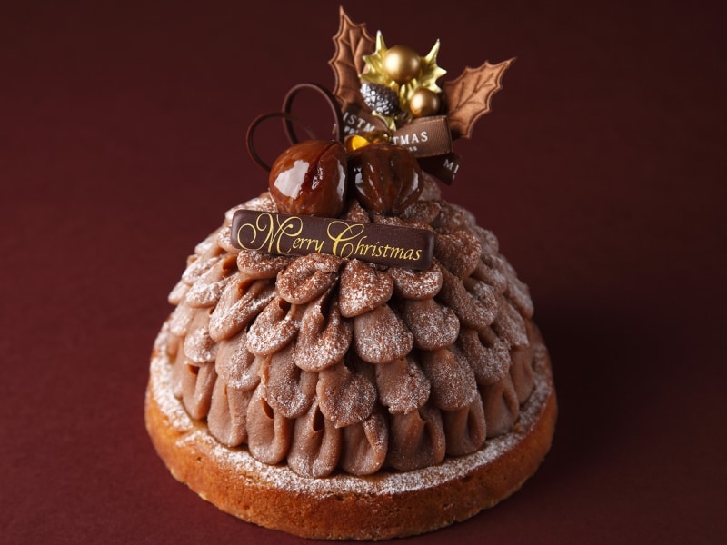 【新作】モンブラン(直径15cm)3700円(税別) (ケーキ画像)