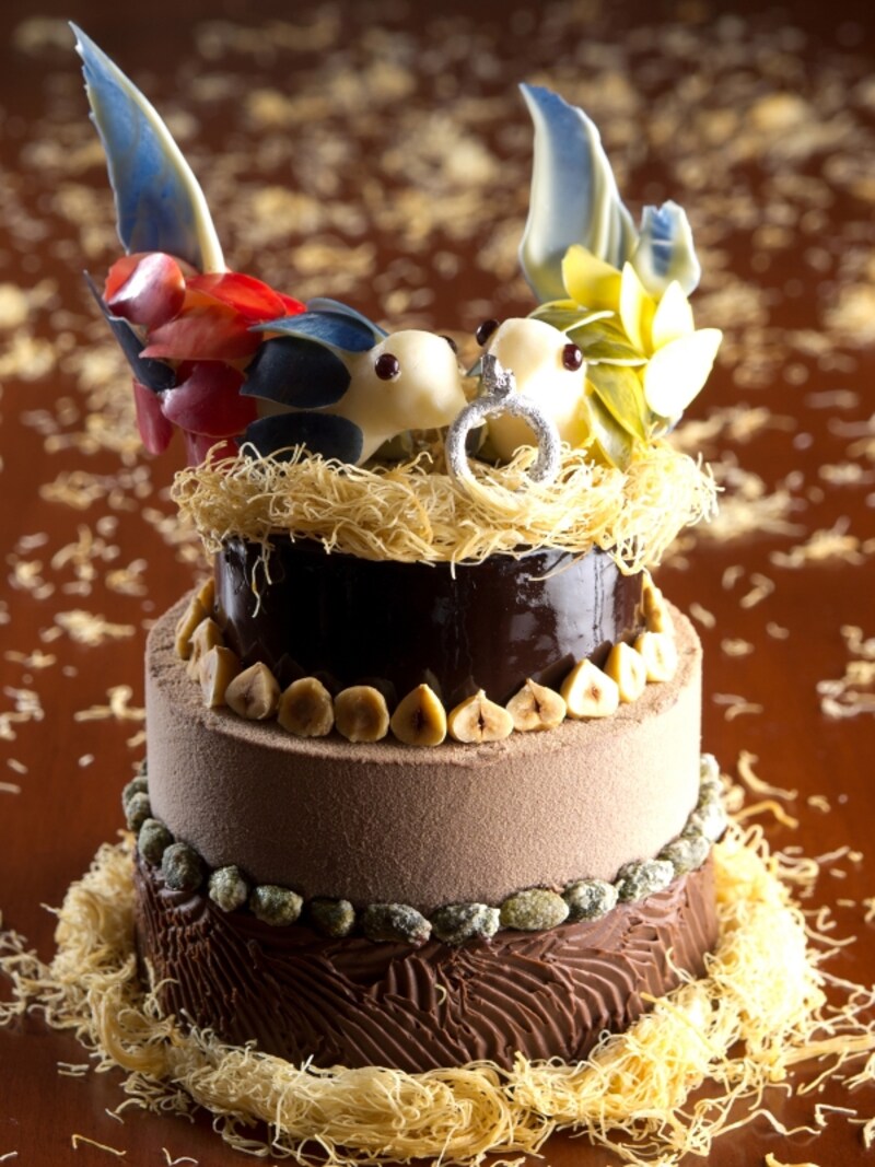 「L'oiseau bleu(ロワゾブルー)~愛を運ぶ鳥~」undefined15×22cmundefined12000円(税込)