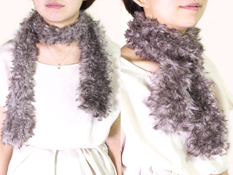 色々な巻き方で楽しめます