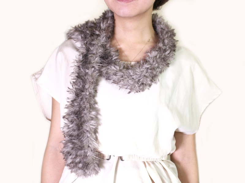 1玉編みきりで使いやすい長さに！